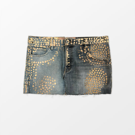 AMMA Reworked Denim Skirt